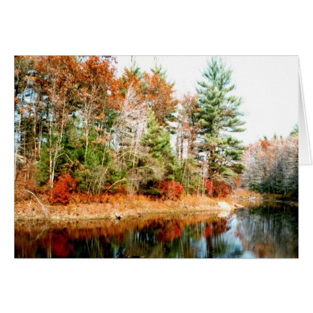 Cartão Foliage Refletions Lakeview (Frente Horizontal)