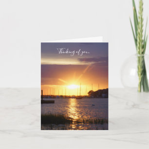 Cartão Folly River Sunrays Pensando Em Você