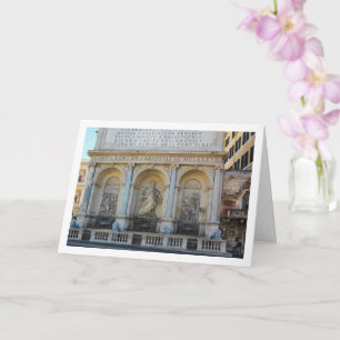 Cartão Fontana dell'Acqua Felice, Roma, Itália