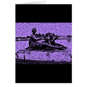 Cartão Fonte Antiga de Versalhes da Foto