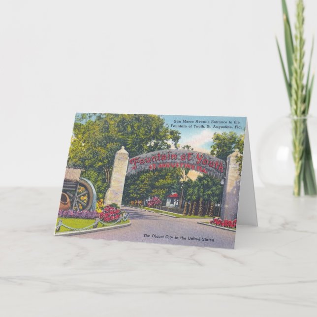 Cartão Fonte da Juventude (Frente)