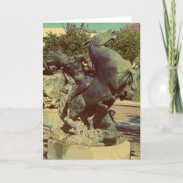 Cartão Fonte da plaza de Kansas City no outono