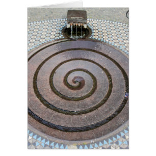 Cartão Fonte de água - Koln, Alemanha (Colônia)