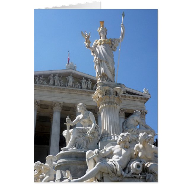 Cartão fonte de atenas (Frente)