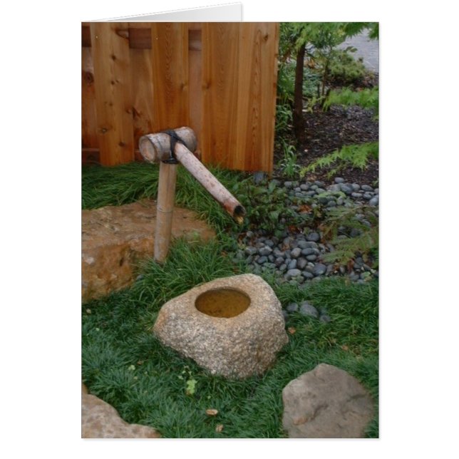 Cartão Fonte do Bamboo (Frente)