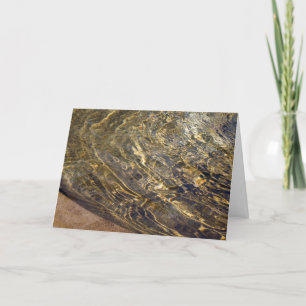 Cartão Fonte do ouro Água 2