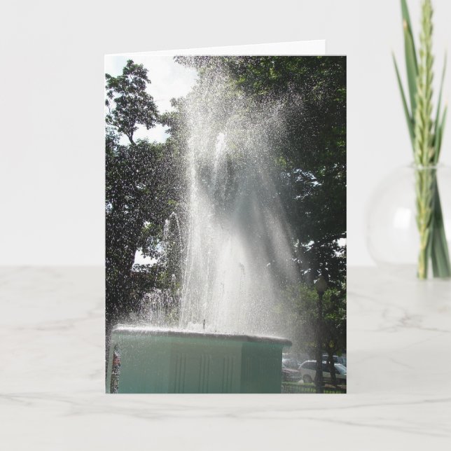 Cartão Fonte em Washington, Iowa (Frente)