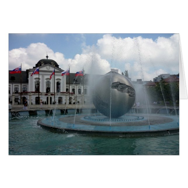 Cartão fonte grassalkovich (Frente Horizontal)