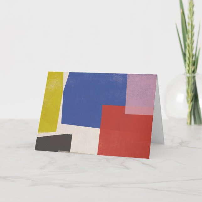 Cartão Foolscap - Colorblocos Modernos (Frente)