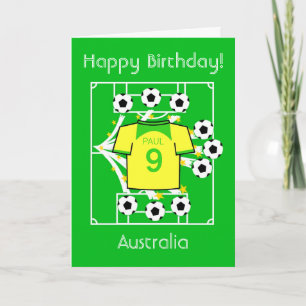 Cartão Football Star Austrália