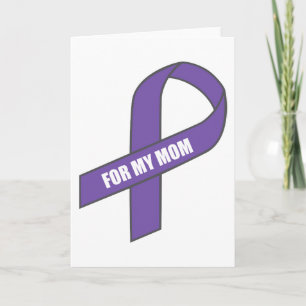 Cartão For My Mom (Purple Ribbon)