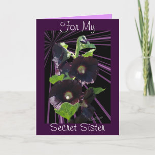 Cartão For My Secret Sister-customize any occasion