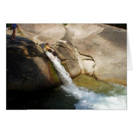 Cartão Fora da Chute na Franconia Cai