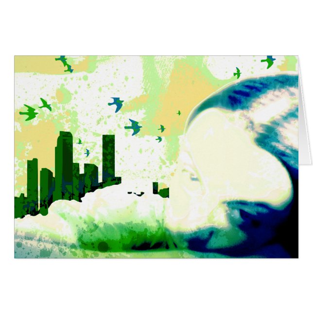 Cartão fora do alcance. (Frente horizontal)