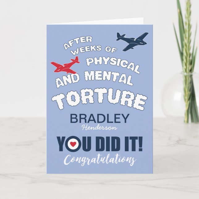 Cartão Força Aérea Real Saindo do Desfile | Moderno (Frente)