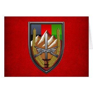 Cartão Forças dos Estados Unidos no Afeganistão