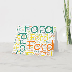 Cartão Ford