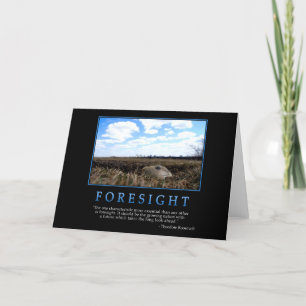 Cartão Foresight Greeting Card