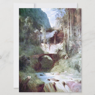 Cartão Forest Canyon (por Carl Blechen)