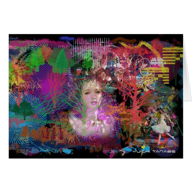 Cartão Forest Fantasy (Frente Horizontal)