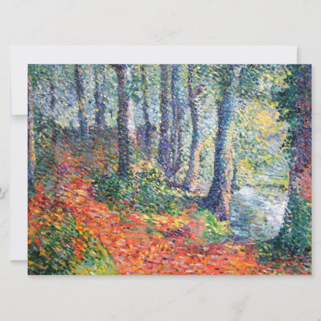 Cartão Forest Undergrowth (por Léo Gausson) (Frente)