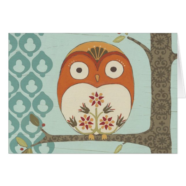 Cartão Forest Whimsy I (Frente Horizontal)