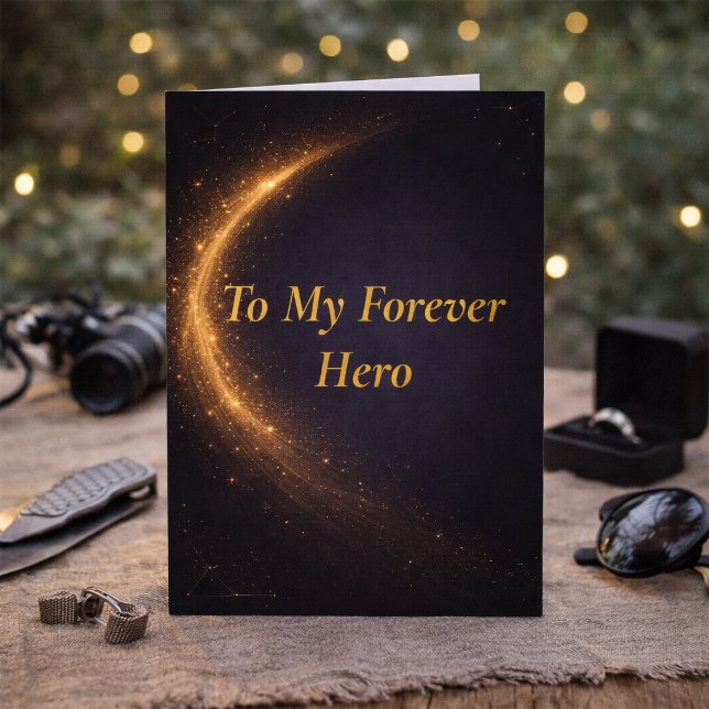 Cartão Forever Hero Father’s Day Card from Daughter (Criador carregado)