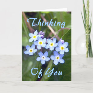Cartão Forget Me Nots 2 Greeting Card