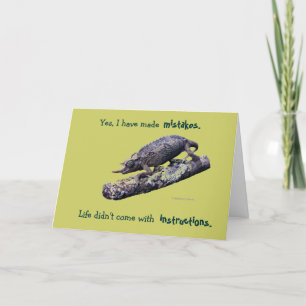 Cartão Forgive me please greeting card