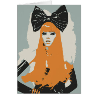 Cartão Forma alta classe alta