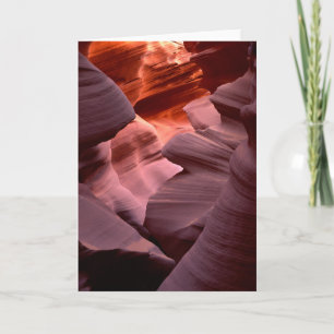 Cartão Formações de Antelope Canyon