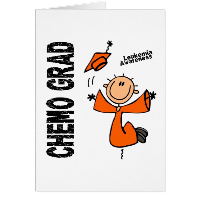Cartão FORMANDO 1 da leucemia CHEMO (Frente)