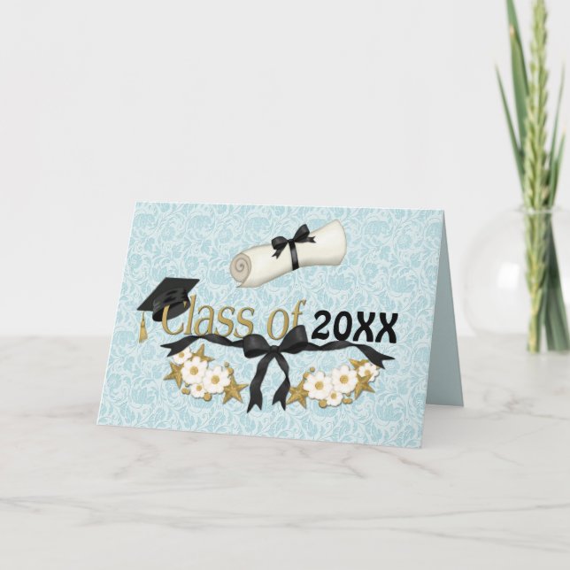 Cartão Formando Clássico Floral (Frente)