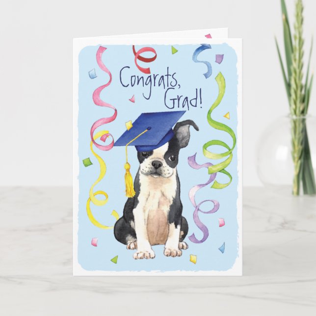 Cartão Formando de Boston (Frente)