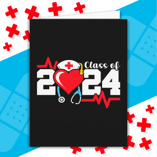 Cartão Formando de Enfermagem na Escola 2024