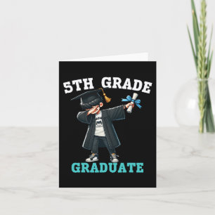 Cartão Formando De Graduação Engraçado De 5 Boys Dabbing