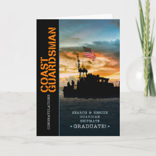 Cartão Formando de Treinamento Básico do Guardião Costeir