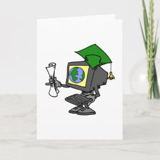 Cartão Formando do computador