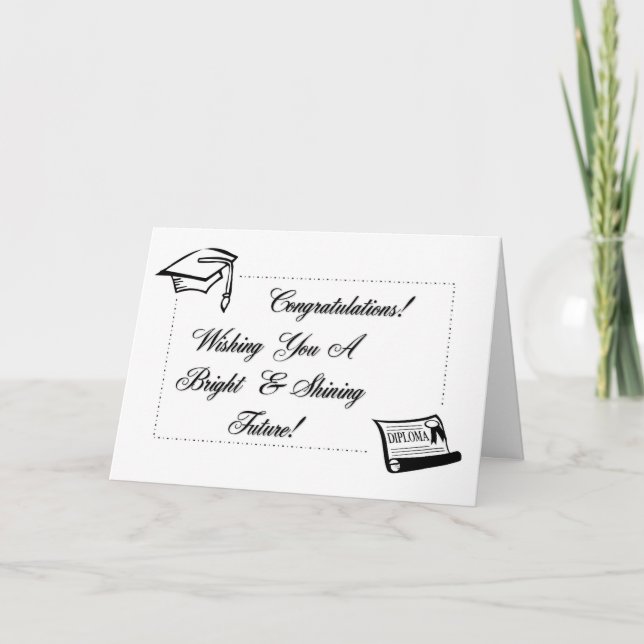 Cartão Formando futuro de brilho (Frente)