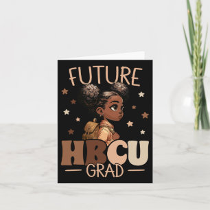 Cartão Formando Hbcu Futuro Graduação De Menina Negra Hbc