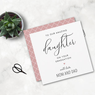Cartão Formandos de Filha Moderna e Bonita