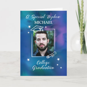 Cartão Formandos Personalizado de Foto e Nome do Sobhew