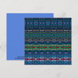 Cartão Formas Alternativas Translúcidas de Harmonia em Qu