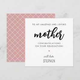 Cartão Formatação de Mãe Moderna e Bonita Personalizada