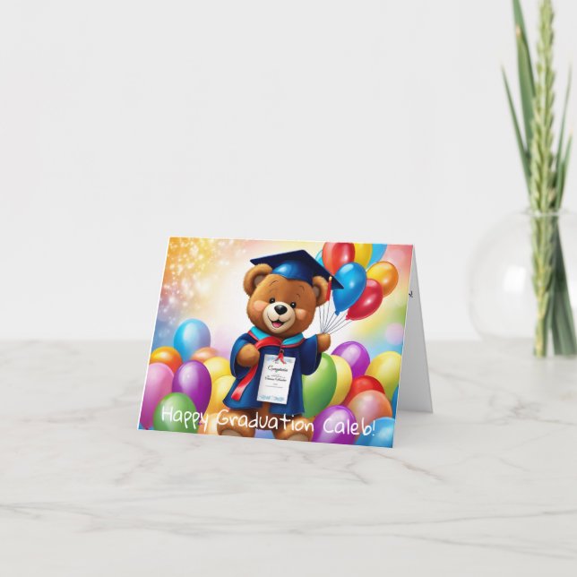 Cartão Formatação Personalizada do Jardim de Infância do  (Frente)