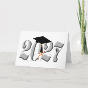 Cartão Formatura da turma de prata de 2027