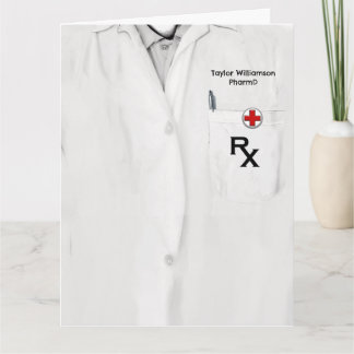 Cartão Formatura de Farmacêutico da Faculdade de Farmácia