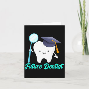 Cartão Formatura de futuro dentista escola de higiene den