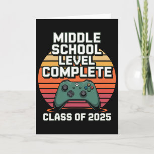 Cartão Formatura de Gamer Engraçado Cl De 2025 Estilo Ret