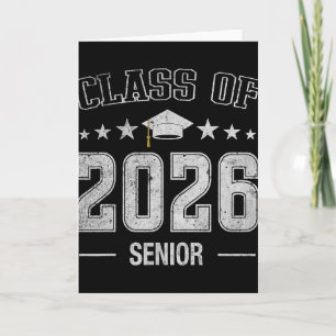 Cartão Formatura do Ensino Médio da Turma de 2026 Faculda